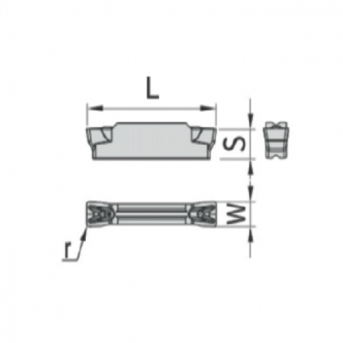 MGMN400-T BPG20B пластина