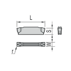MGMN250-L BP2220 пластина