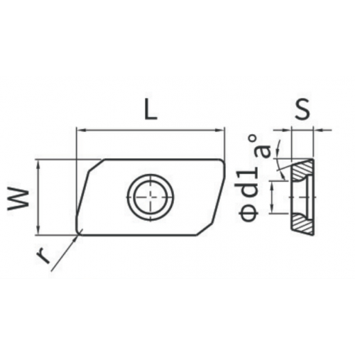 APMT1604PDER-M2 BPG308 пластина