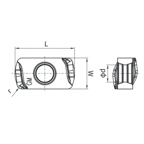 LOGU030310R-GM BPG20B пластина