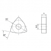 Токарная пластина WNGG060404E-LHC BPG05E