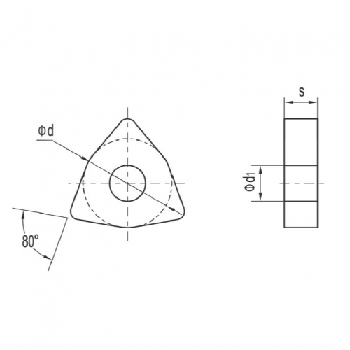 Токарная пластина WNGG060404E-LHC BPG05E