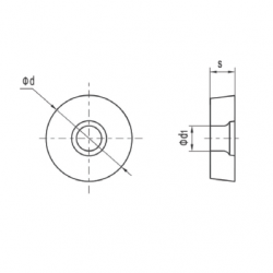 Токарная пластина RCGT2507MOS-HP BP6215